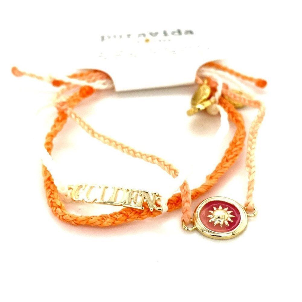 New Pura Vida Golden Bracelet‎ Set